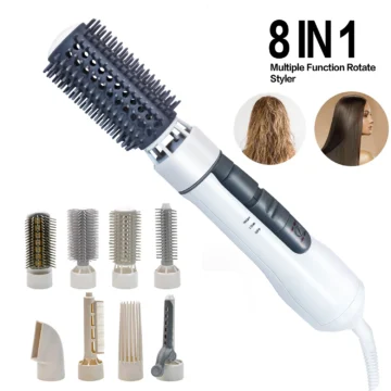 UKLISS 8 in 1 Hair Styler Dry Straighten  Wave | PricZone