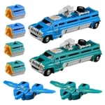 Magnetic 9pc Transform Truck  Robot Toy Set for Kids 2 | PricZone