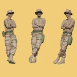 135 US Army Gulf War Driver   Unpainted Resin Figure Kit 4 | PricZone