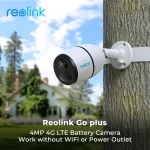 Reolink GO Series 4MP Battery 4G Sim Card Network Camera Wild Video Surveillance IP Cam LTE Human Car Detection Security Camera 6 | PricZone