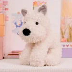 22cm Fluffy Westie Plush Toy 5 | PricZone 22cm Fluffy Westie Plush Toy 5 | PricZone