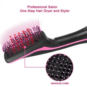 Ionic Hair Dryer Brush   Volumizer  Straightening Tool | PricZone