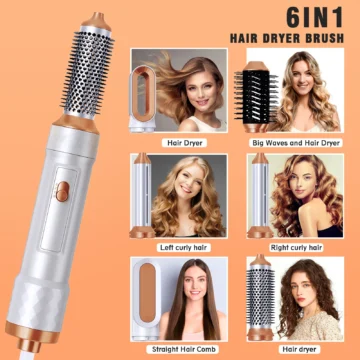 5 in 1 Hair Styling Tool Dryer Brush Curler  More 1 | PricZone