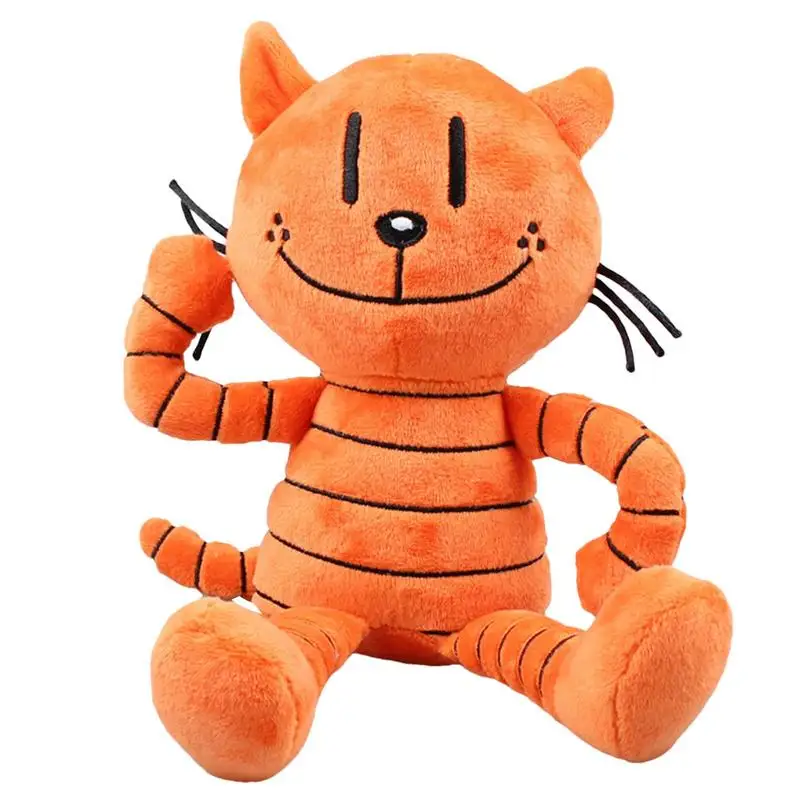 Orange Petey Cat Plush Toy 25cm Cartoon Figure 4 | PricZone Orange Petey Cat Plush Toy 25cm Cartoon Figure 4 | PricZone