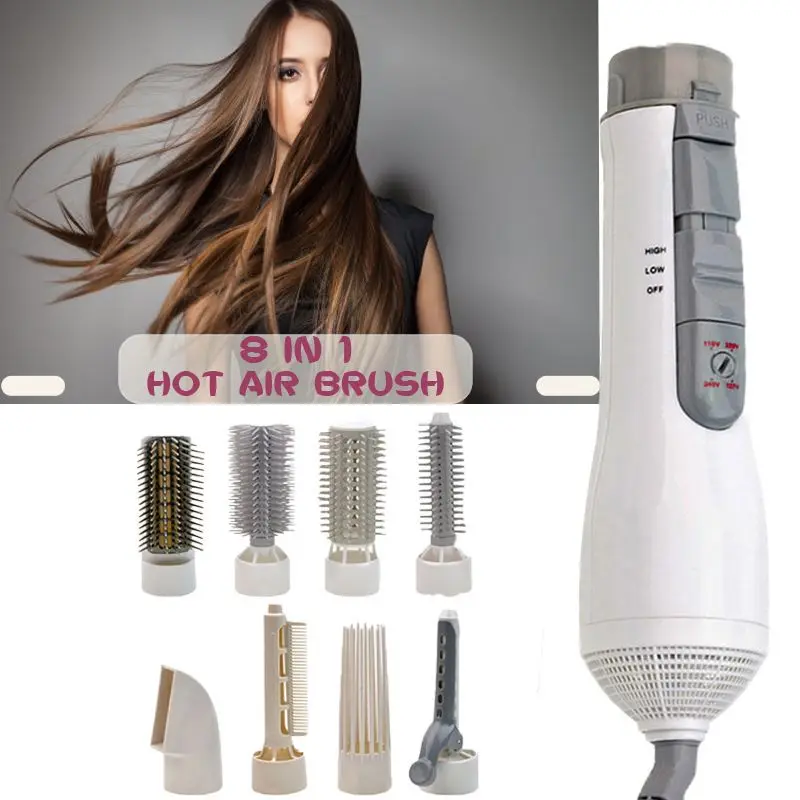 8in1 Hair Styling Tool Dryer Straightener Brush | PricZone 8 in 1 Hair Styling Tool Dryer Straightener Brush | PricZone