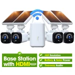 4MP Camcamp Solar CCTV System with PIR and WiFi 1 | PricZone