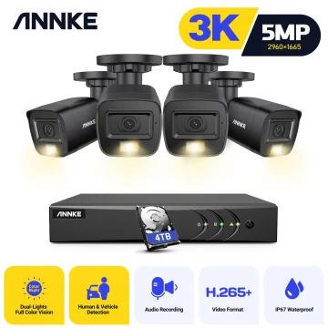 ANNKE 8CH 5MP Dual Light DVR Security Camera Kit 3K PIR 1 | PricZone