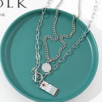 Demon Slayer Dual Layer Necklace  Pendant Set 2 | PricZone