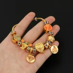 Cute Simba Lion King Charm Beads Bracelet for Fans 4 | PricZone