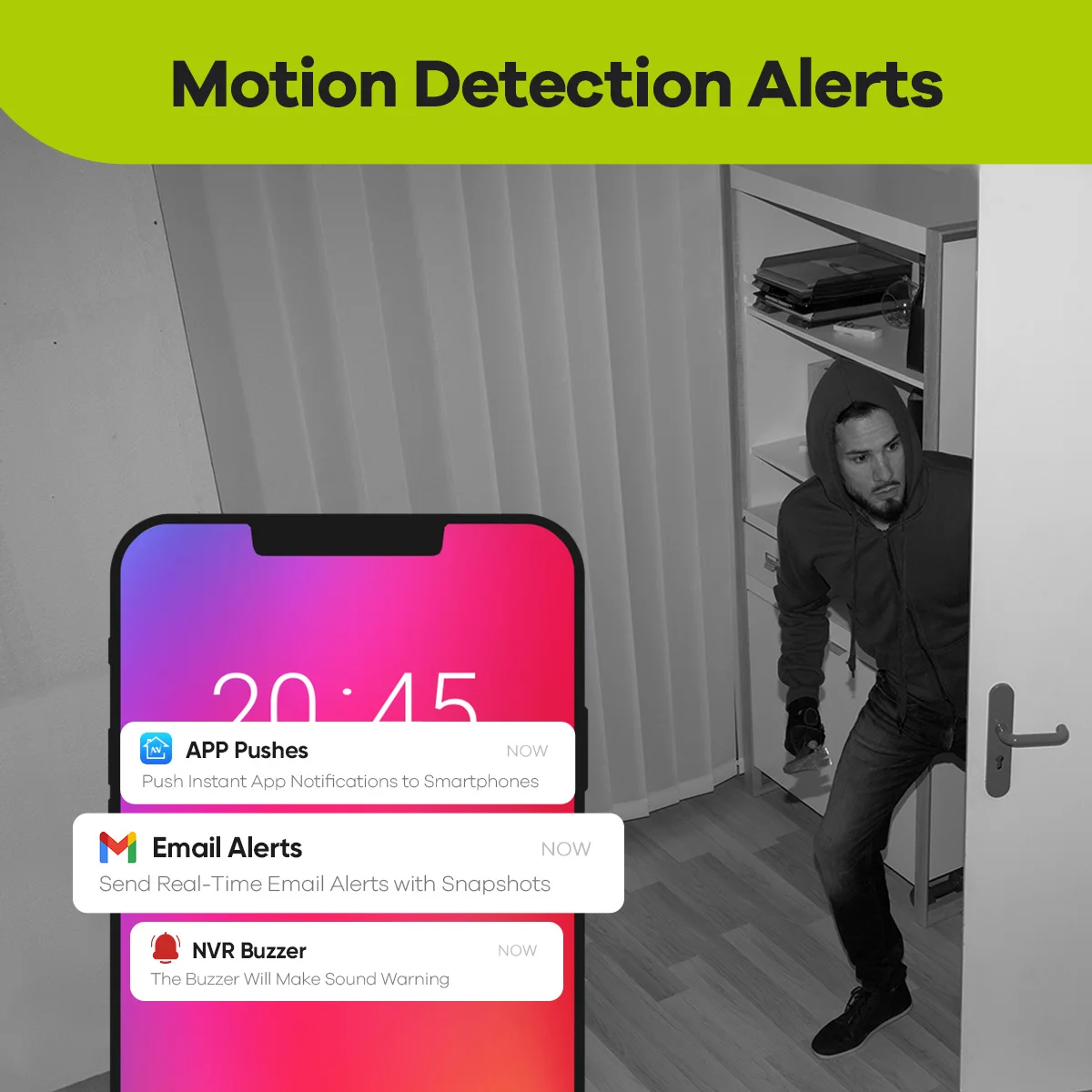 SANNCE 8CH 5MP POE Camera Kit with Audio 8MP NVR 4 | PricZone SANNCE 8CH 5MP POE Camera Kit with Audio 8MP NVR 4 | PricZone