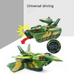 Transforming Robot Tank with LED Lights  Music for Kids 3 | PricZone
