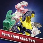 T Rex Transforming Dino Cube Action Figure Toy 6 | PricZone