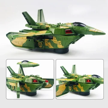 Transforming Robot Tank with LED Lights  Music for Kids 2 | PricZone