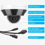6MP POE PTZ Dome IP Camera with Mic  3X Zoom IP66 6 | PricZone