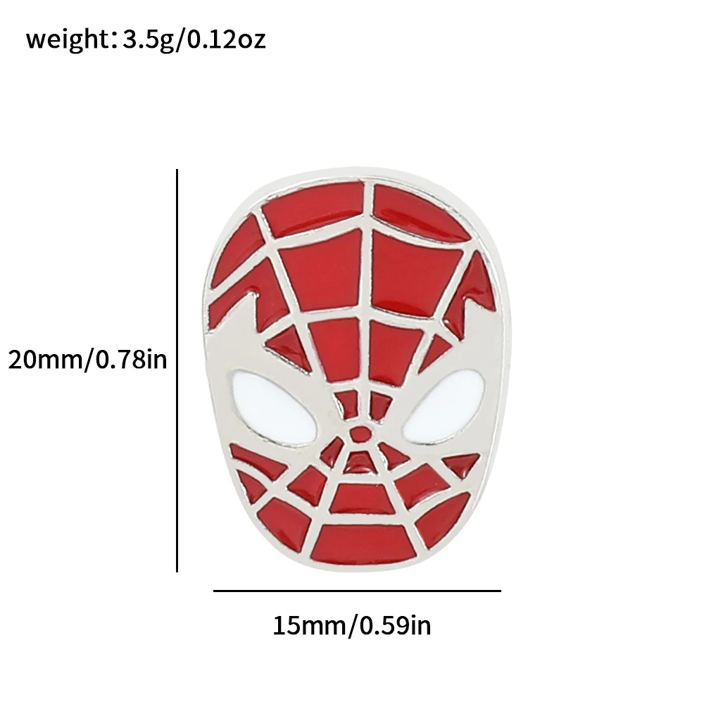 Marvel Superhero Spiderman Metal Badge Brooch for Shirts 6 | PricZone Marvel Superhero Spiderman Metal Badge Brooch for Shirts 6 | PricZone