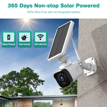 4MP Camcamp Solar CCTV System with PIR and WiFi 2 | PricZone