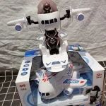 Transforming Robot Plane  Car Toy with Lights and Sounds 3 | PricZone