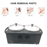 Double Wax Warmer Machine for Hair Removal  Salon Use 6 | PricZone