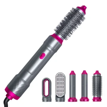 5 in 1 Hair Dryer Brush Kit   Curling Iron  Detacher | PricZone
