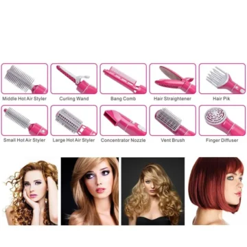 10in1 Hair Dryer Set Curl Volumize Straighten 2 | PricZone 10 in 1 Hair Dryer Set Curl Volumize Straighten 2 | PricZone