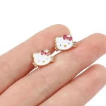Hello Kitty Anime Cartoon Stud Earrings for Girls 3 | PricZone Hello Kitty Anime Cartoon Stud Earrings for Girls 3 | PricZone