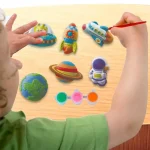Kids DIY Gypsum Painting Set   Cartoon Animal  Space 5 | PricZone