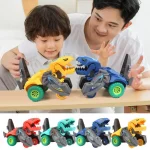 Dino Transformer Toy Car with LED Music for Kids 3+ 5 | PricZone Dino Transformer Toy Car with LED Music for Kids 3+ 5 | PricZone