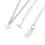 Demon Slayer Dual Layer Necklace  Pendant Set 6 | PricZone