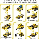 Transforming Robot Blocks  Car Set for Kids Birthdays 5 | PricZone