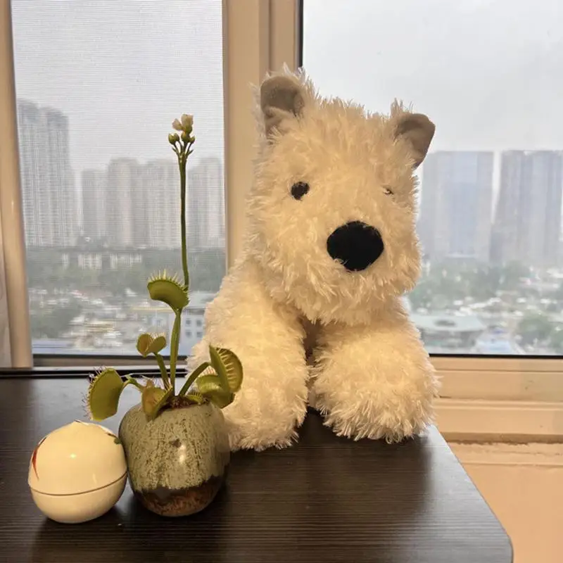 22cm Fluffy Westie Plush Toy 4 | PricZone 22cm Fluffy Westie Plush Toy 4 | PricZone