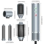 Ionic Hair Dryer Brush Set   5 in 1 Curling Iron  Blow 6 | PricZone