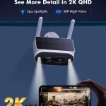 Solar 4MP CCTV Camera Kit with PIR  8000mAh Battery 4 | PricZone