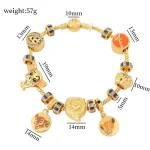 Cute Simba Lion King Charm Beads Bracelet for Fans 6 | PricZone