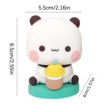 Mini Bear Anime Figures   Cute Collectible Toys 6 | PricZone