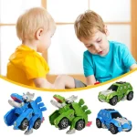 Dino Robot Car with Music  Lights   Transforming Toy 2 | PricZone