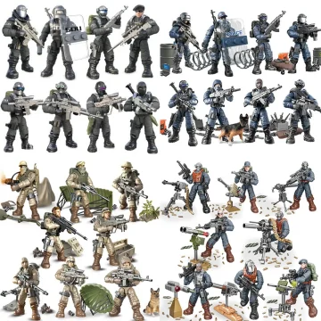 WW2 SWAT  Army Soldiers Toy Building Blocks Set 2 | PricZone