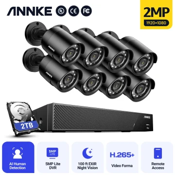 ANNKE 1080P 8CH DVR Security System  2MP Camera 1 | PricZone