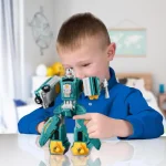 Magnetic 9pc Transform Truck  Robot Toy Set for Kids 4 | PricZone