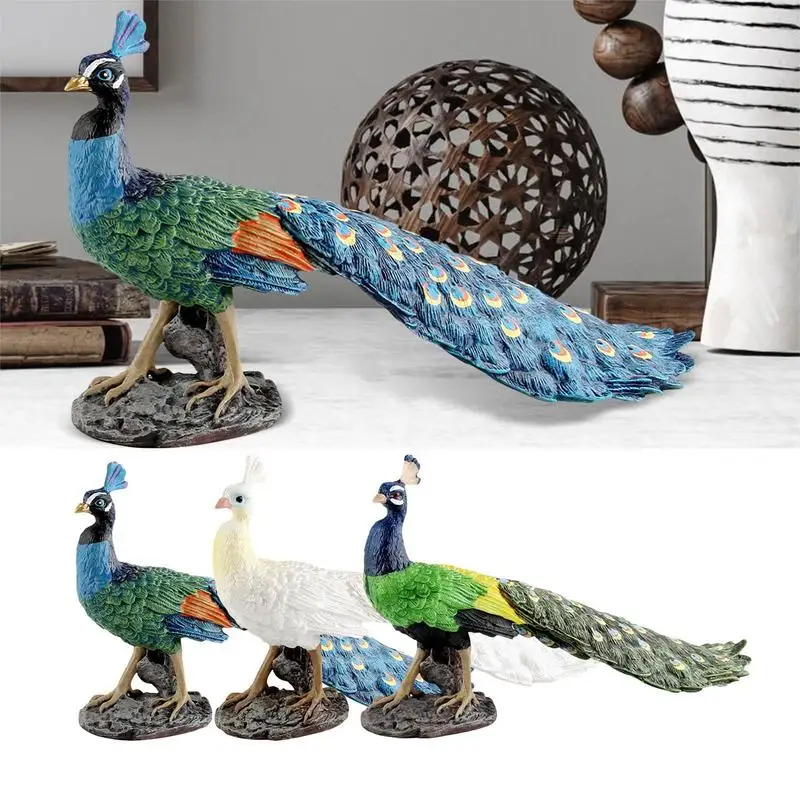 Realistic Peacock Action Figure Toy for Kids 1 | PricZone Realistic Peacock Action Figure Toy for Kids 1 | PricZone