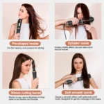 Multi Use Hair Styling Set Dry Curl  Straighten 5 | PricZone