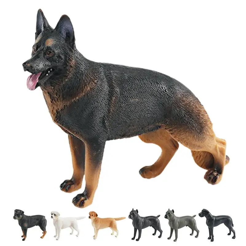 Farm Dog Models Cute Pet Figurines for Decoration 2 | PricZone Farm Dog Models Cute Pet Figurines for Decoration 2 | PricZone