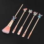 Disney Stitch 5 Piece Makeup Brush Set Cute  Functional 2 | PricZone