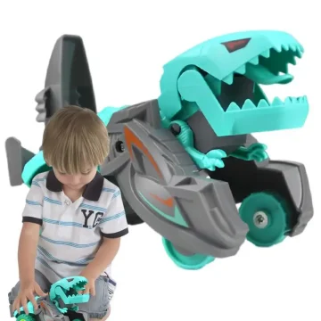 Dino Transformer Toy Car with LED  Music for Kids 3+ 1 | PricZone