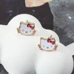 Hello Kitty Anime Cartoon Stud Earrings for Girls 5 | PricZone Hello Kitty Anime Cartoon Stud Earrings for Girls 5 | PricZone