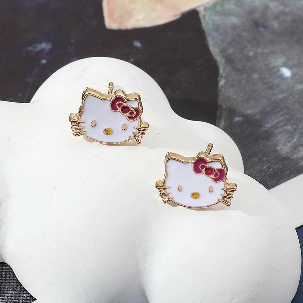 Hello Kitty Anime Cartoon Stud Earrings for Girls 5 | PricZone Hello Kitty Anime Cartoon Stud Earrings for Girls 5 | PricZone
