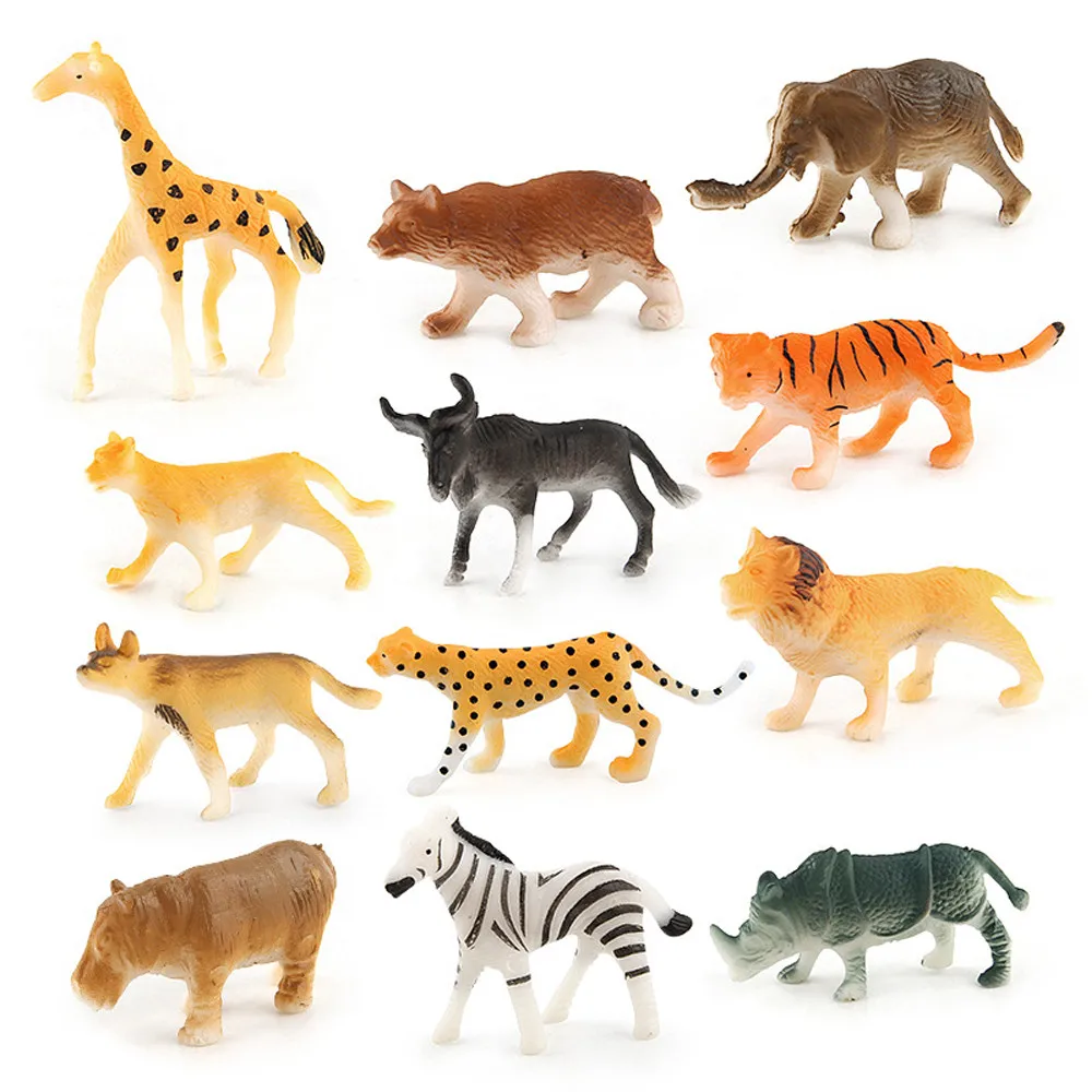 12pc Jungle Animal Figures for Kids Educational Toys 4 | PricZone 12pc Jungle Animal Figures for Kids Educational Toys 4 | PricZone