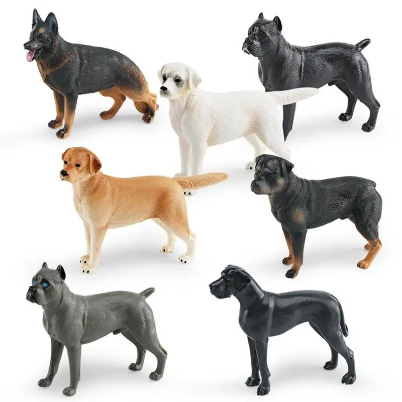 Farm Dog Models Cute Pet Figurines for Decoration 1 | PricZone Farm Dog Models Cute Pet Figurines for Decoration 1 | PricZone