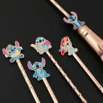 Disney Stitch 5 Piece Makeup Brush Set Cute  Functional 4 | PricZone