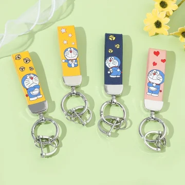Doraemon Cartoon Leather Keychain for Women  Gifts 1 | PricZone