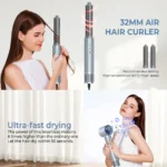 Ionic Hair Dryer Brush Set   5 in 1 Curling Iron  Blow 2 | PricZone